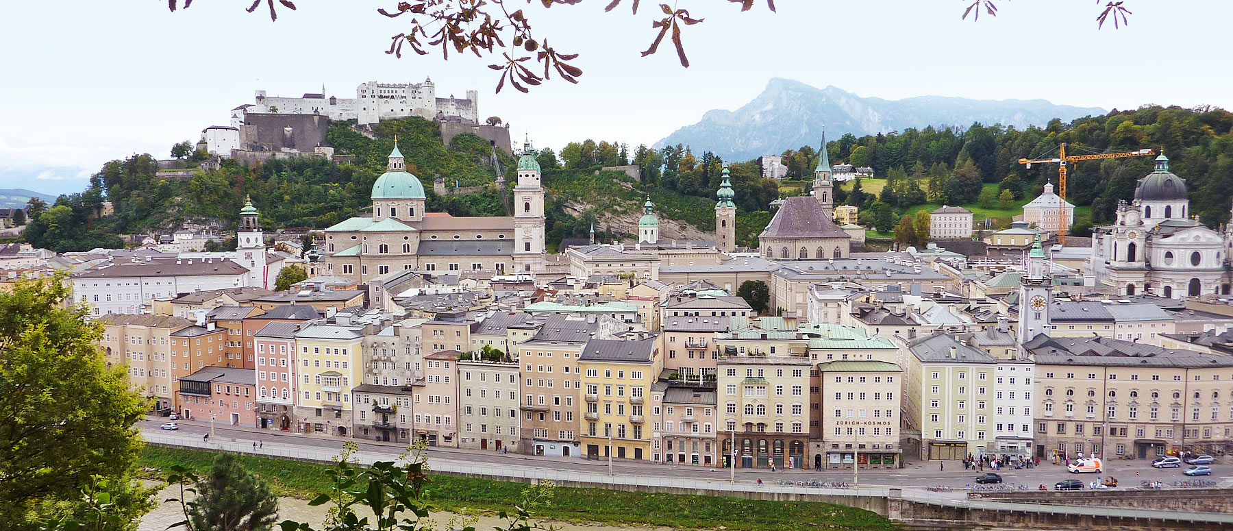 Blick vom Kapuzienerberg auf die Altstadt Salzburg